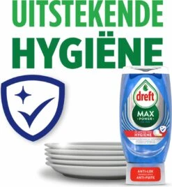 8x Dreft Max Power Afwasmiddel Extra Hygiëne 370 Ml -Thuis Winkel 1104x1200