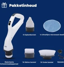 B-care Elektrische Schoonmaakborstel - 4 Opzetstukken - Wasborstel - Poetsmachine - Schrobborstel - Handborstel - Werkborstel - Schrobber - Boorborstel - Schoonmaakmiddelen - Reinigingsborstel 16 B-care Elektrische Schoonmaakborstel - 4 Opzetstukken - Wasborstel - Poetsmachine - Schrobborstel - Handborstel - Werkborstel - Schrobber - Boorborstel - Schoonmaakmiddelen - Reinigingsborstel -Thuis Winkel 1160x1200