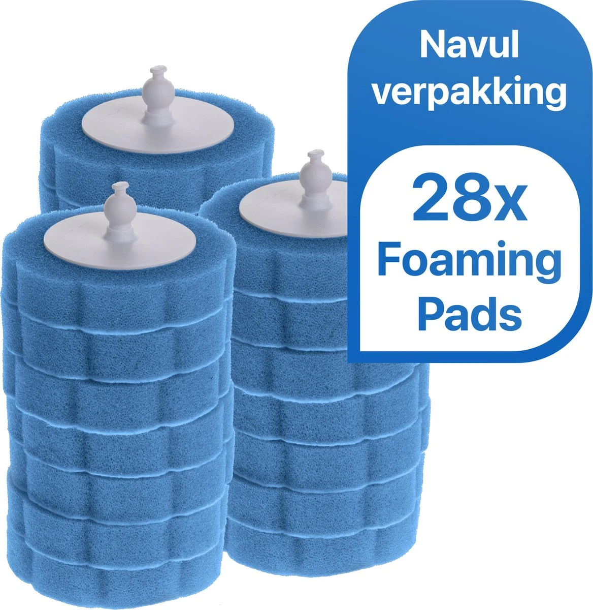 RevoBrush 28x Ocean Breeze Foaming Pads Navulling - WC Borstel Met Houder Vrijstaand 3 RevoBrush 28x Ocean Breeze Foaming Pads Navulling - WC Borstel Met Houder Vrijstaand