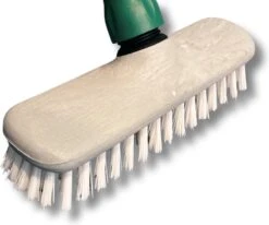 MAUS Luiwagen Met Steel - Schrobborstel 25 Cm. Polyamide Wit - Schrobber Met Steel - Made In EU -Thuis Winkel 1200x1002