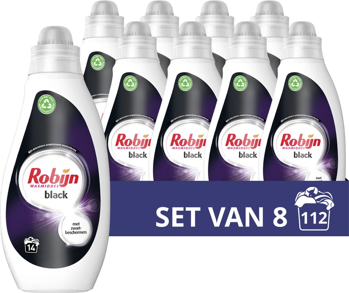 Robijn Vloeibaar Wasmiddel Black 8 X 700ml 112 Wasbeurten 3 Robijn Vloeibaar Wasmiddel Black 8 X 700ml 112 Wasbeurten