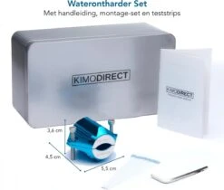 KIMO DIRECT Waterontharder Met 6 Teststrips - Waterontharder - Huishouden Tot 6 Personen - Waterfilter - 7500 Gauss - Blauw -Thuis Winkel 1200x1020