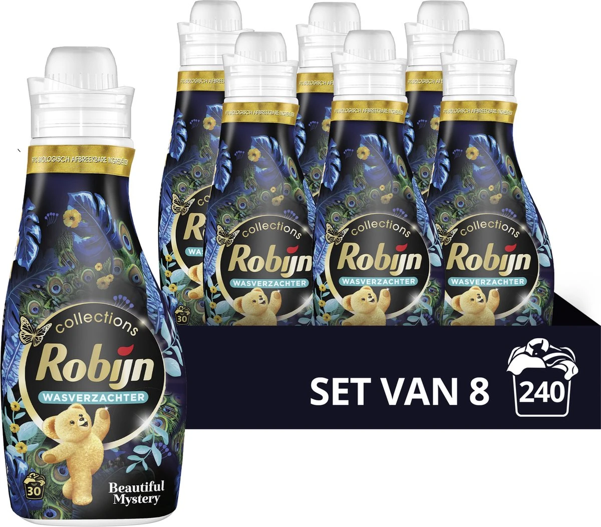 Robijn Collections Beautiful Mystery Wasverzachter - 8 X 30 Wasbeurten - Voordeelverpakking 11 Robijn Collections Beautiful Mystery Wasverzachter - 8 X 30 Wasbeurten - Voordeelverpakking - Afbeelding 9
