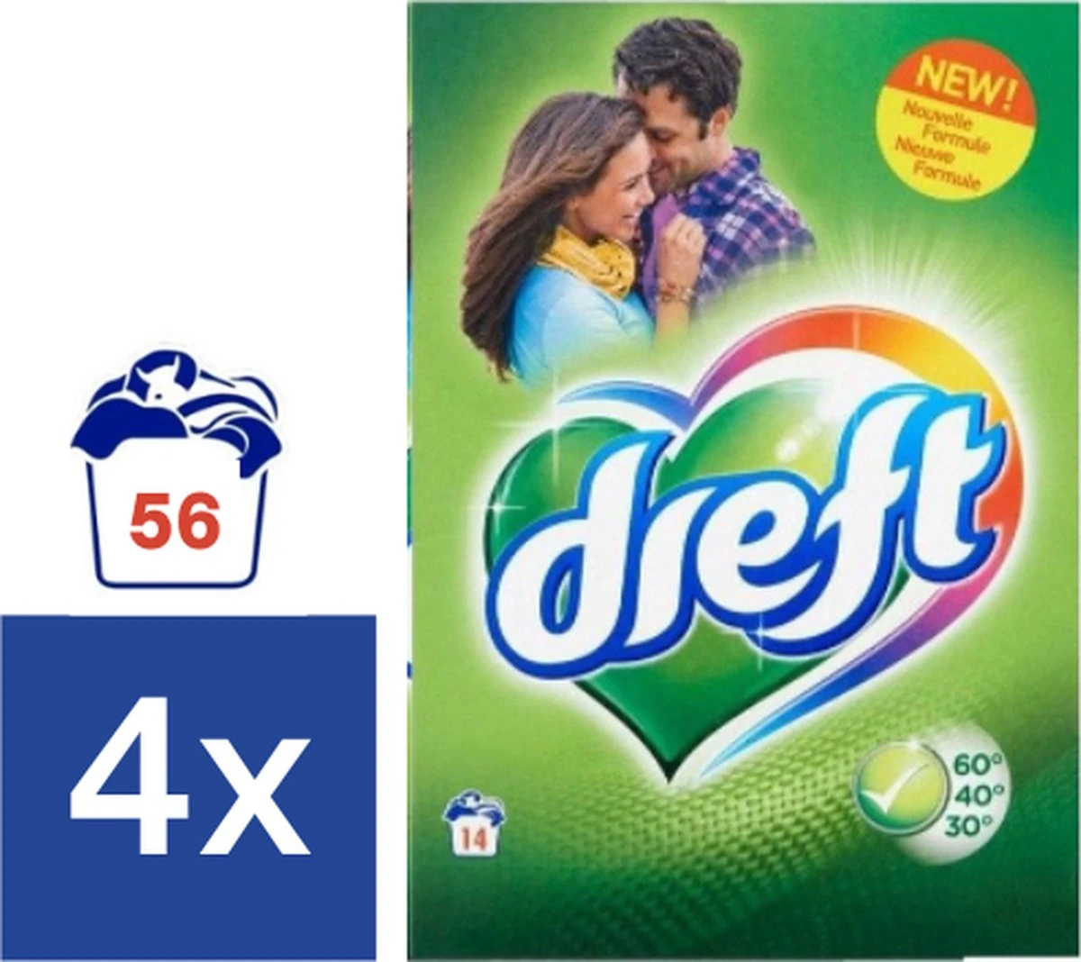 Dreft Waspoeder Regular - 4 X 980 G (56 Wasbeurten) 3 Dreft Waspoeder Regular - 4 X 980 G (56 Wasbeurten)
