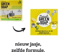 Marcel's Green Soap Vaatwastabletten Grapefruit & Limoen - 25 Stuks -Thuis Winkel 1200x1085 2