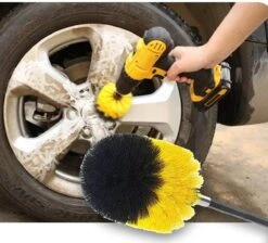 Borstelset Boormachine 25 Delig Per 2 - Schuursponsjes- Schrobborstel - Boorborstel - Schuurborstel - Borstel Boormachine - Schoonmaakborstel - Reinigingsborstel - Tapijtreiniger - Borstelset -Thuis Winkel 1200x1087