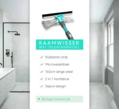 Whipex Sweeper Raamwisser Met Telescoopsteel - 160cm Ruitenreiniger Ramenwasser -Thuis Winkel 1200x1097 11