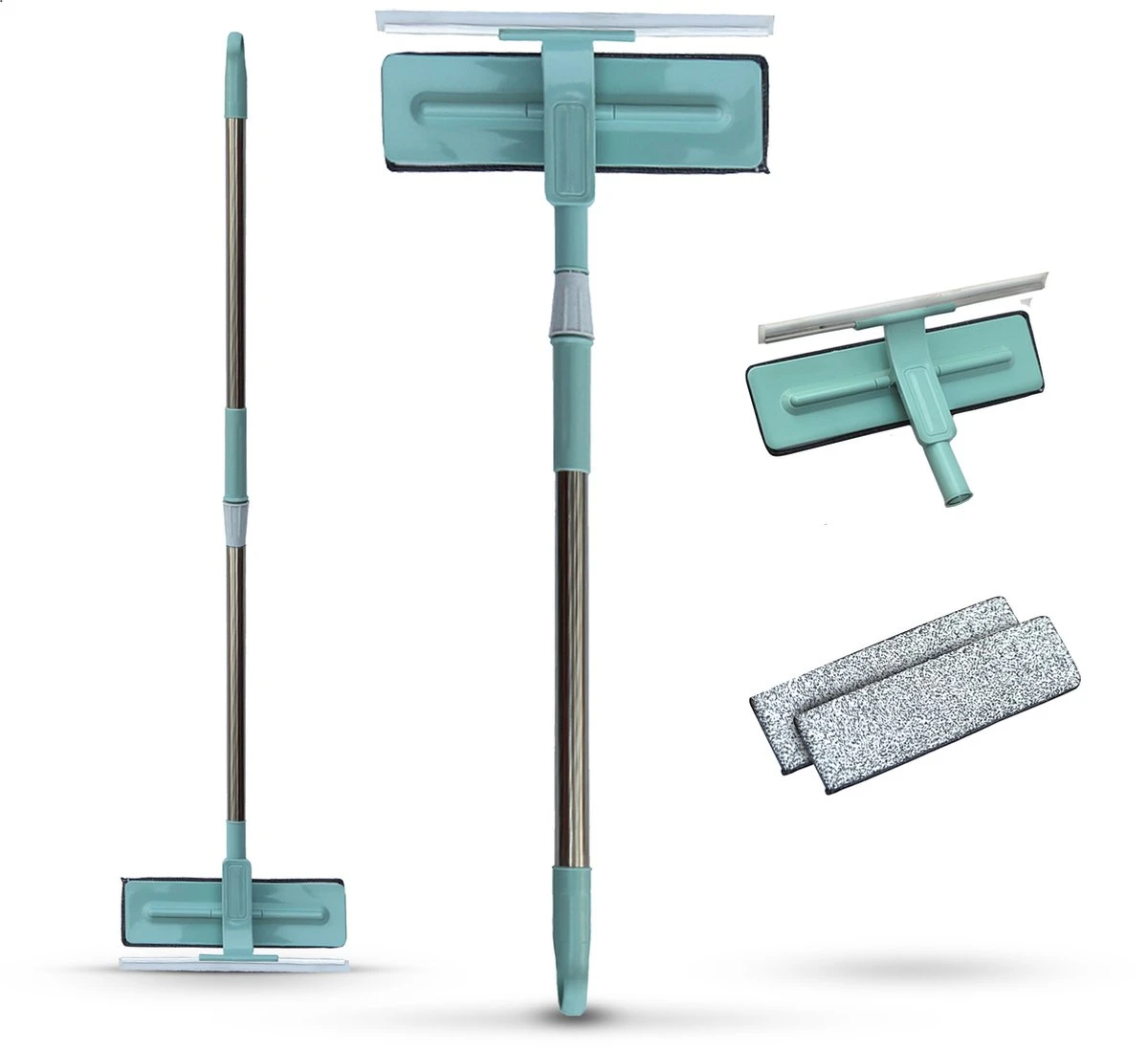 Johannes & Co Raamwisser Met Telescoopsteel 120cm Ruitenreiniger - Ramenwasser - Ramenwisser 3 Johannes & Co Raamwisser Met Telescoopsteel 120cm Ruitenreiniger - Ramenwasser - Ramenwisser