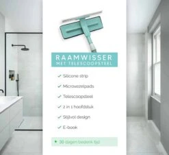 Johannes & Co Raamwisser Met Telescoopsteel 120cm Ruitenreiniger - Ramenwasser - Ramenwisser 19 Johannes & Co Raamwisser Met Telescoopsteel 120cm Ruitenreiniger - Ramenwasser - Ramenwisser -Thuis Winkel 1200x1097 7