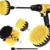 Merkloos 4-delige Borstelset Voor Boormachine - Inclusief Verlengstuk - Opzetborstels - Schrobborstel - Schuurborstel - Schoonmaakborstel - Tapijtreiniger - Brush - Geel - Gratis Verzending -Thuis Winkel 1200x1098