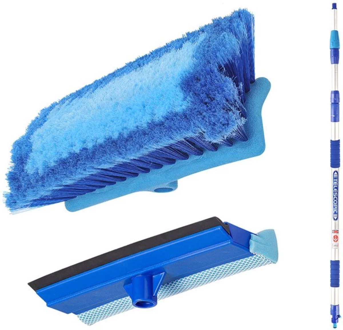 PROPLUS Pro Plus Wasborstel - Heavy Duty - Telescopische Steel - Uitschuifbaar Tot 3 Meter 3 PROPLUS Pro Plus Wasborstel - Heavy Duty - Telescopische Steel - Uitschuifbaar Tot 3 Meter