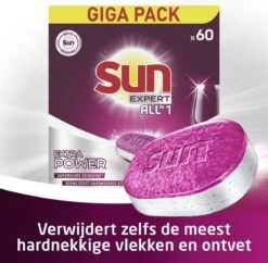 SUN® Sun Expert All-in 1 Vaatwastabletten - 60 Tabletten - Voordeelverpakking 14 SUN® Sun Expert All-in 1 Vaatwastabletten - 60 Tabletten - Voordeelverpakking -Thuis Winkel 1200x1176 1