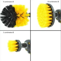 Merkloos Kibani 3 Delige Borstelset Voor Boormachine - Schrobborstel - Polypropyleen - Borstel Boormachine - Schuurborstel - Automatische Reiniging - Reinigingsborstels Voor Boormachine - Schoonmaakborstel -Thuis Winkel 1200x1198 26