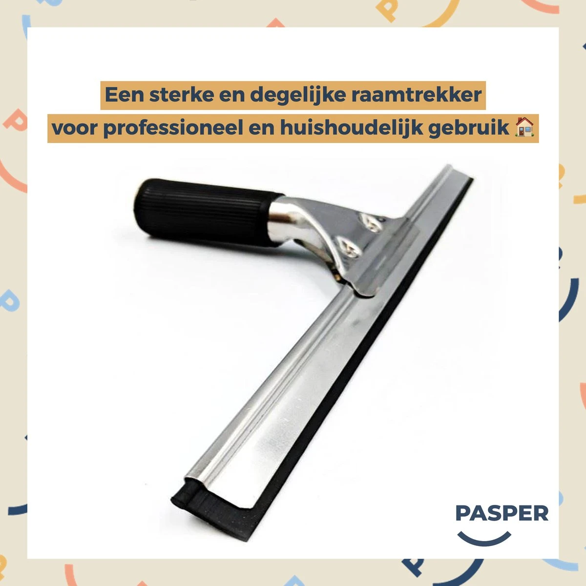 Raamtrekker Professioneel - 30 Cm - Pasper - Raamwisser - Raamtrekkers Zwart - Verstelbaar - Voor Multifunctioneel Gebruik Ramen, Douche En Auto 5 Raamtrekker Professioneel - 30 Cm - Pasper - Raamwisser - Raamtrekkers Zwart - Verstelbaar - Voor Multifunctioneel Gebruik Ramen, Douche En Auto - Afbeelding 3