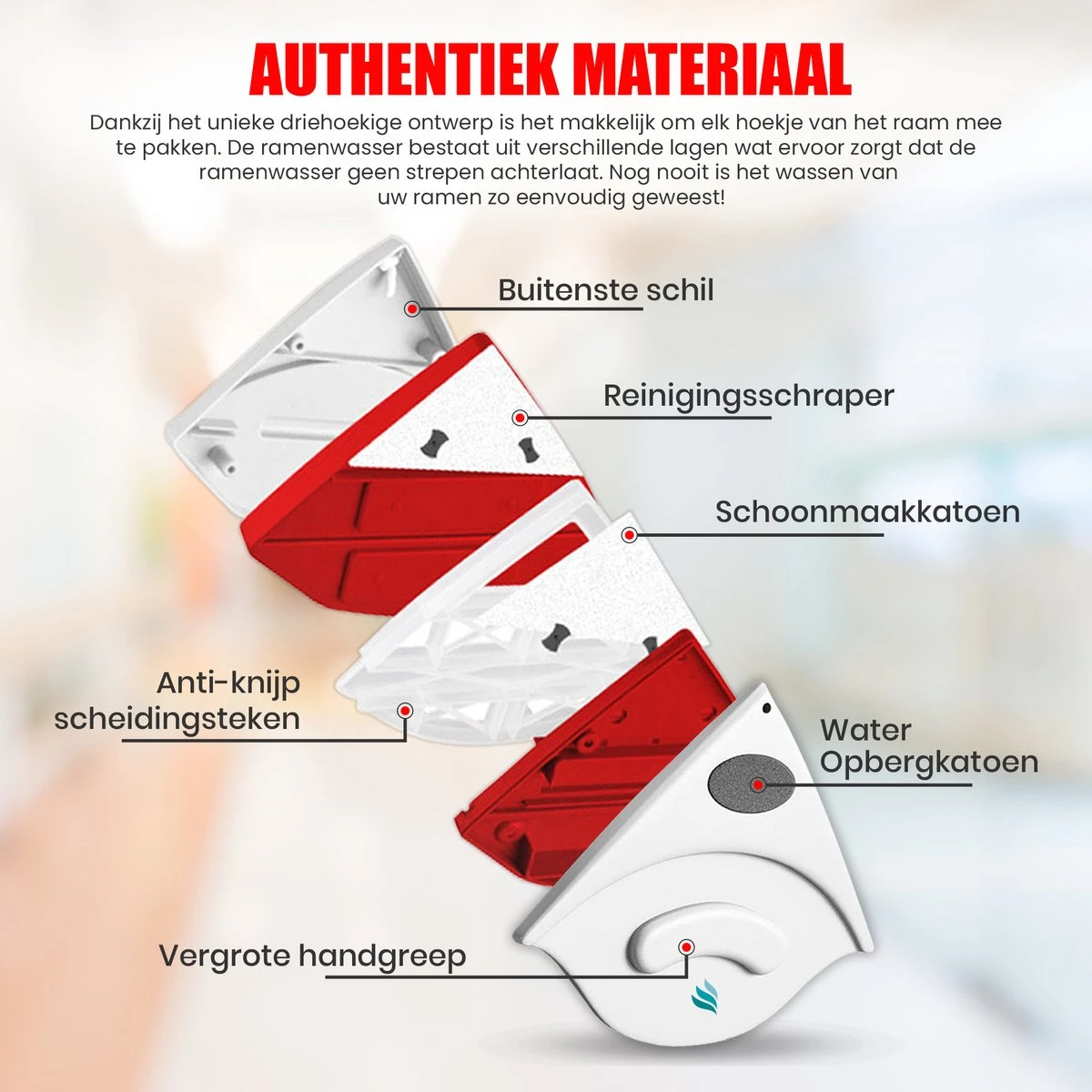TibaGoods Magnetische Raamwisser Voor Dubbelglas - Ruitenreiniger - Ramenwasser - Magneet Ruitenwisser 9 TibaGoods Magnetische Raamwisser Voor Dubbelglas - Ruitenreiniger - Ramenwasser - Magneet Ruitenwisser - Afbeelding 7