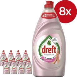 Dreft Clean & Care Rose & Satin Afwasmiddel - 8x780ml - Voordeelverpakking 16 Dreft Clean & Care Rose & Satin Afwasmiddel - 8x780ml - Voordeelverpakking -Thuis Winkel 1200x1200 309