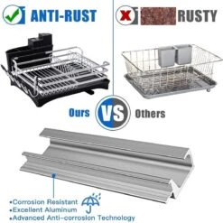 Doogo® Afdruiprek Met Bestekkorf En Lekbak Voor Keukenborden En Bestek Afdruiprek Met Draaibare Uitloop 14 Doogo® Afdruiprek Met Bestekkorf En Lekbak Voor Keukenborden En Bestek Afdruiprek Met Draaibare Uitloop -Thuis Winkel 1200x1200 494