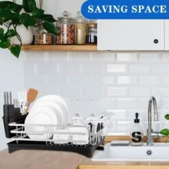 Doogo® Afdruiprek Met Bestekkorf En Lekbak Voor Keukenborden En Bestek Afdruiprek Met Draaibare Uitloop 15 Doogo® Afdruiprek Met Bestekkorf En Lekbak Voor Keukenborden En Bestek Afdruiprek Met Draaibare Uitloop -Thuis Winkel 1200x1200 495