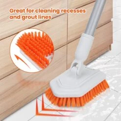 Merkloos Badkamer Reinigingsborstel - Badkamerschrobborstel - Reinigingsborstel - Met Afneembare Telescopische Handgreep En 180° Verstelbare Gezamenlijke Reinigingsborstel - Lange Steel 107 Cm -Thuis Winkel 1200x1200 509