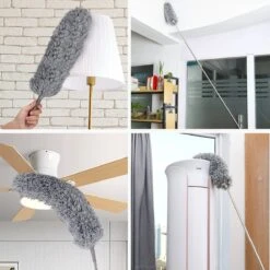 ForDig Telescopische Plumeau Microvezel - Duster Met Telescoopsteel Uitschuifbaar Tot 250 Cm - Wasbaar - 360 Graden Draaibaar -Thuis Winkel 1200x1200 541