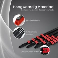 Merkloos Telescoopsteel Ramenwassen 4,6M - Met Borstel & Waterdoorvoer - Voor Ramen - Watertoevoer - Borstel -Thuis Winkel 1200x1200 685