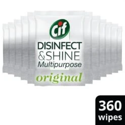 Cif Disinfect & Shine Wipes Original Desinfectie Schoonmaakdoekjes - 12 X 30 Doekjes - Voordeelverpakking -Thuis Winkel 1200x1200 758