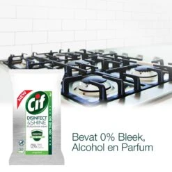 Cif Disinfect & Shine Wipes Original Desinfectie Schoonmaakdoekjes - 12 X 30 Doekjes - Voordeelverpakking -Thuis Winkel 1200x1200 759
