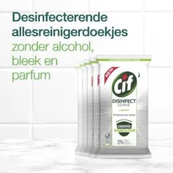 Cif Disinfect & Shine Wipes Doden 99,99% Van De Bacteriën Original Desinfecterende Schoonmaakdoekjes, Van 100% Biologisch Afbreekbaar Textiel 5 X 75 Doekjes 21 Cif Disinfect & Shine Wipes Doden 99,99% Van De Bacteriën Original Desinfecterende Schoonmaakdoekjes, Van 100% Biologisch Afbreekbaar Textiel 5 X 75 Doekjes -Thuis Winkel 1200x1200 785