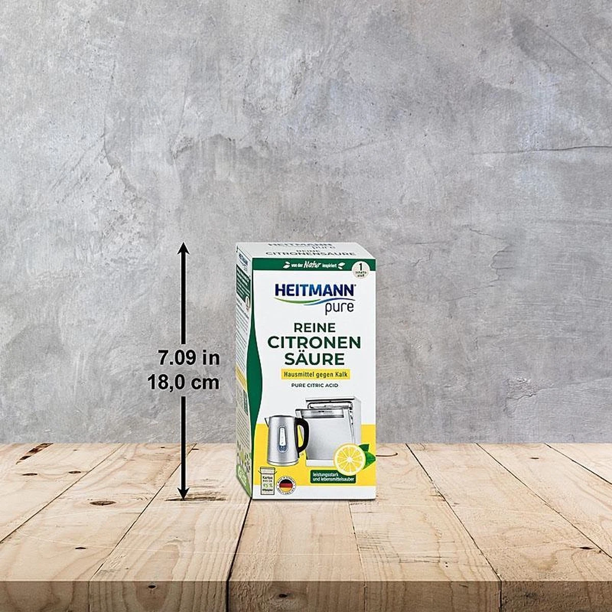 HEITMANN Pure Ontkalker- Citroenzuur Ontkalker, Natuurvriendelijke Kalkreiniger Voor Een Hygiënische Reiniging - Poeder, 1x 350 G 6 HEITMANN Pure Ontkalker- Citroenzuur Ontkalker, Natuurvriendelijke Kalkreiniger Voor Een Hygiënische Reiniging - Poeder, 1x 350 G - Afbeelding 4