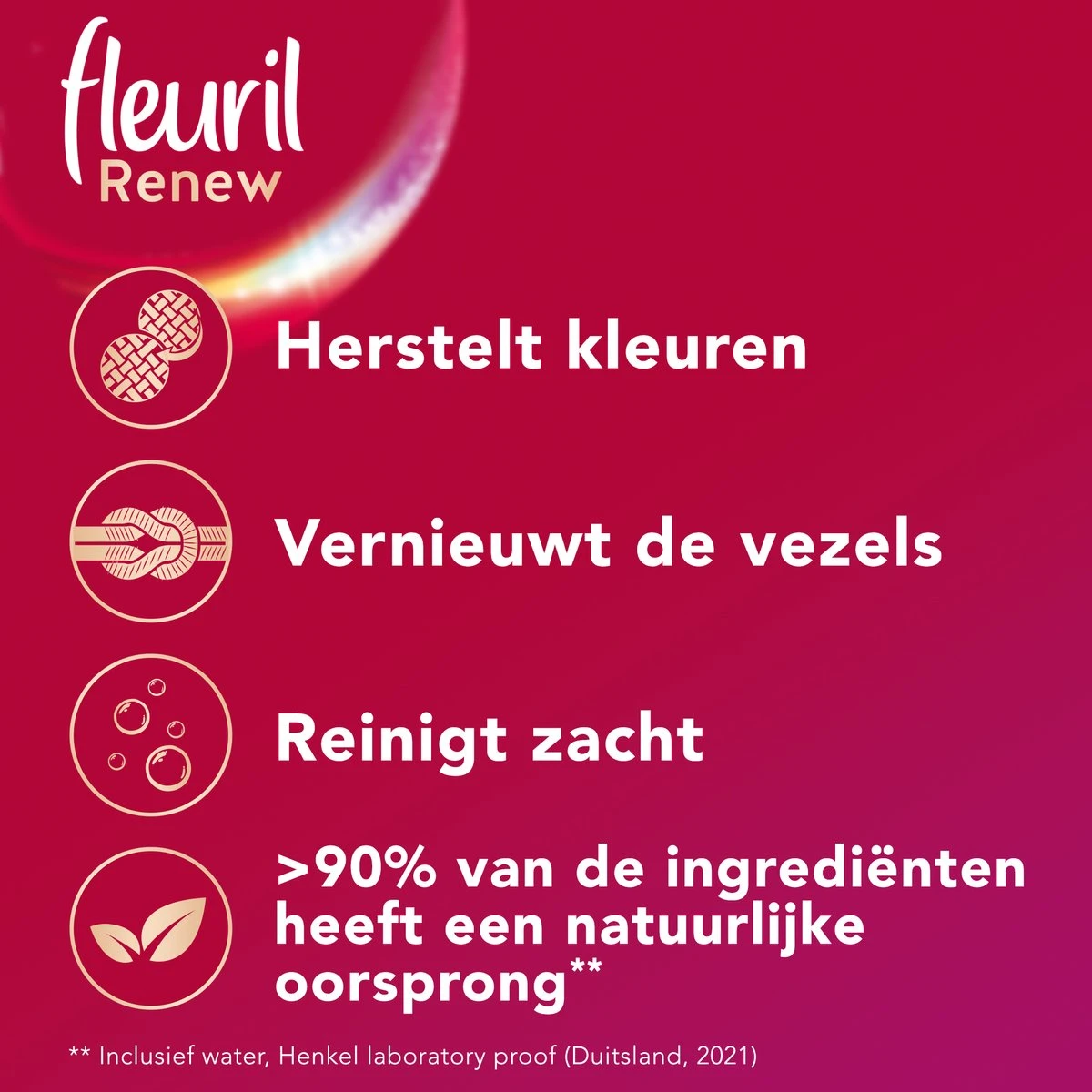 Fleuril Renew Color - Vloeibaar Wasmiddel - Voordeelverpakking - 65 Wasbeurten 4 Fleuril Renew Color - Vloeibaar Wasmiddel - Voordeelverpakking - 65 Wasbeurten - Afbeelding 2