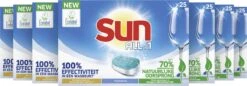 SUN® Sun All-in-1 Normaal Vaatwastabletten - 7 X 25 Tabletten - Voordeelverpakking 16 SUN® Sun All-in-1 Normaal Vaatwastabletten - 7 X 25 Tabletten - Voordeelverpakking -Thuis Winkel 1200x417