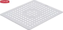 Curver Gootsteenmat Rechthoekig - 26x32x1 Cm - Wit