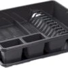 Afwas Afdruiprek Donkergrijs Kunststof 48 X 38 X 9 Cm - Afwassen/drogen Met Lekbak -Thuis Winkel 1200x674 1