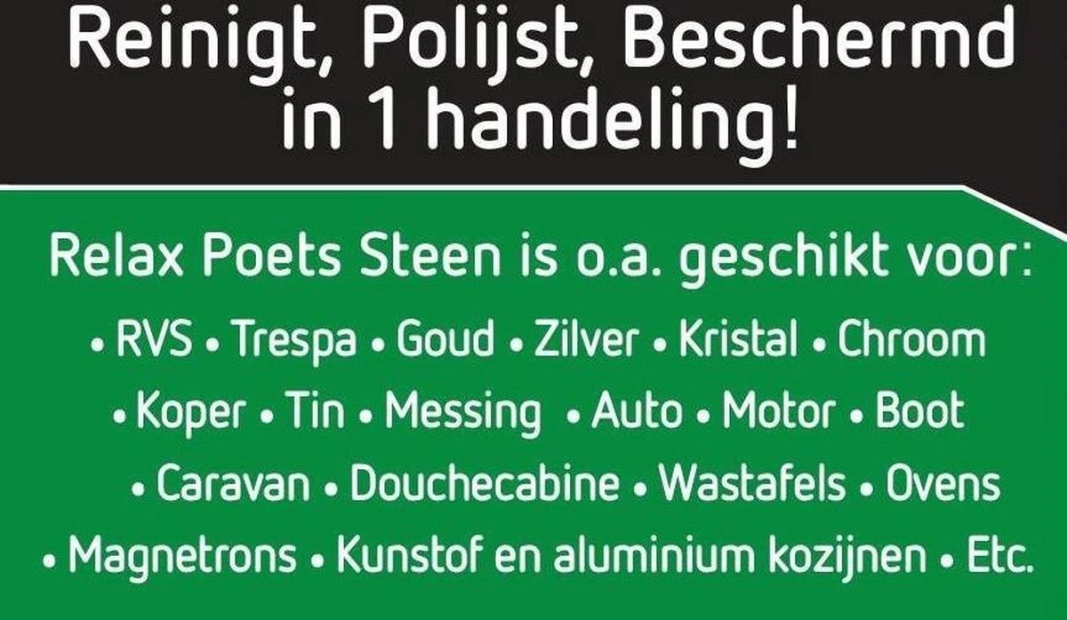 Merkloos Witte Poets Steen. Reinigingsmiddel. Reinigt, Beschermd En Polijst In 1 Handeling. 6 Merkloos Witte Poets Steen. Reinigingsmiddel. Reinigt, Beschermd En Polijst In 1 Handeling. - Afbeelding 4