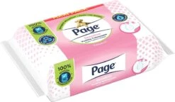Page Vochtig Toiletpapier - 6 X 74 Stuks - Sensitive Maxi Vochtig Wc Papier - Voordeelverpakking -Thuis Winkel 1200x701