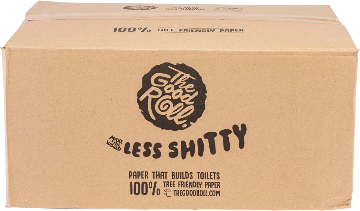 THE GOOD ROLL WC Papier - 24 Stuks - 250vel 3-laags - The Cheerful Choice- Duurzaam -100% Gerecycled 5 THE GOOD ROLL WC Papier - 24 Stuks - 250vel 3-laags - The Cheerful Choice- Duurzaam -100% Gerecycled - Afbeelding 3