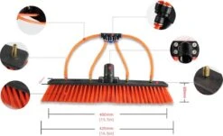 Aqua2Go Telescoopsteel 7,2 Meter - Lichtgewicht Aluminium - 40 Cm. Borstel - Ramen Wassen - Zonnepanelen -Thuis Winkel 1200x736 3