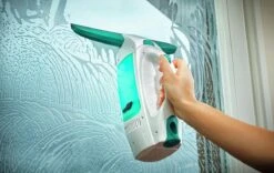 Leifheit Dry & Clean Ruitenreiniger Met Steel (43 Cm), Inwasser En Smalle Zuigmond (17 Cm) Click System -Thuis Winkel 1200x758