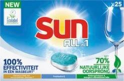 SUN® Sun All-in-1 Normaal Vaatwastabletten - 7 X 25 Tabletten - Voordeelverpakking 23 SUN® Sun All-in-1 Normaal Vaatwastabletten - 7 X 25 Tabletten - Voordeelverpakking -Thuis Winkel 1200x784
