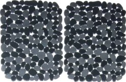 Merkloos Papillon - Gootsteenmat - 40x30 Cm - Kiezels Zwart -Thuis Winkel 1200x786 3