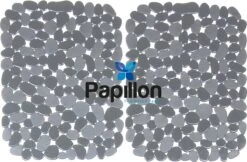 Merkloos Gootsteenmat - 40x30 Cm - Papillon Kiezels Grijs -Thuis Winkel 1200x787 1