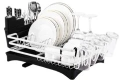 Doogo® Afdruiprek Met Bestekkorf En Lekbak Voor Keukenborden En Bestek Afdruiprek Met Draaibare Uitloop 17 Doogo® Afdruiprek Met Bestekkorf En Lekbak Voor Keukenborden En Bestek Afdruiprek Met Draaibare Uitloop -Thuis Winkel 1200x789