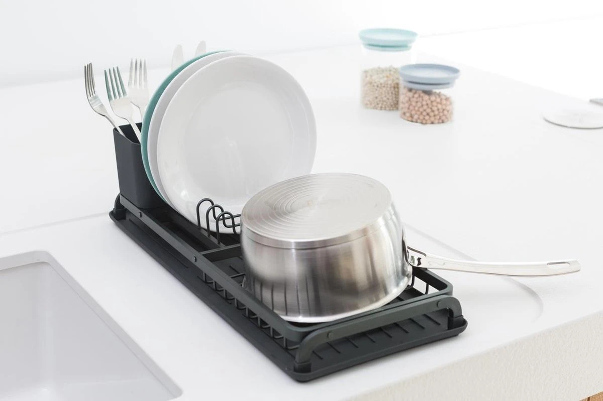 Brabantia SinkSide Afdruiprek Compact - Dark Grey 9 Brabantia SinkSide Afdruiprek Compact - Dark Grey - Afbeelding 7