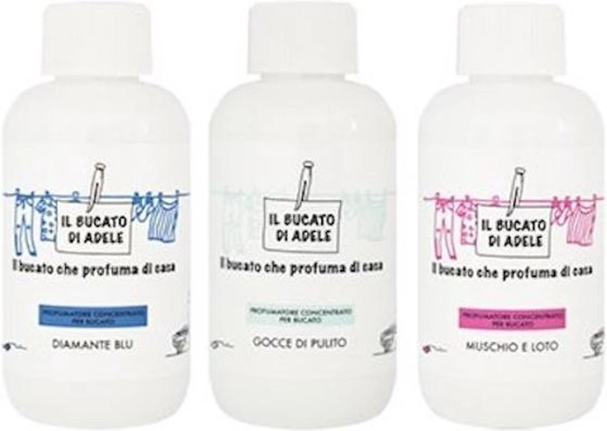 WasparfumBlauwe Diamant, Schone Druppels, Musk & Lotus Set 3 Geuren 150ml 3 WasparfumBlauwe Diamant, Schone Druppels, Musk & Lotus Set 3 Geuren 150ml