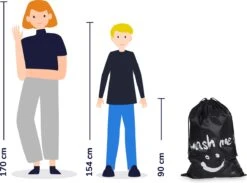 Wonair - Grote Waszak - Laundry Bag - Wash Me - 60x90cm - Zwart - Met Trekkoord 14 Wonair - Grote Waszak - Laundry Bag - Wash Me - 60x90cm - Zwart - Met Trekkoord -Thuis Winkel 1200x891