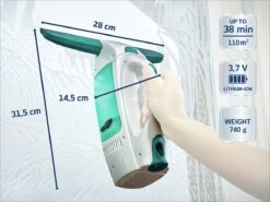 Leifheit Dry & Clean Raamzuiger - Click System - 17 Cm Wisbreedte - Raamoppervlakte 110 M² - Tot 38 Minuten -Thuis Winkel 1200x899 27