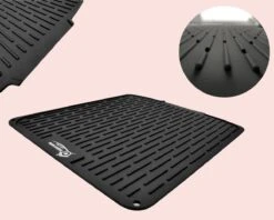 HOMYHON Afdruipmat -Afdruipmat Siliconen -Pannenonderzetter- Antislip -Hittebestendig - Aanrecht Mat -Siliconen Mat - 40 X 46 Cm - Zwart 13 HOMYHON Afdruipmat -Afdruipmat Siliconen -Pannenonderzetter- Antislip -Hittebestendig - Aanrecht Mat -Siliconen Mat - 40 X 46 Cm - Zwart -Thuis Winkel 1200x960 1