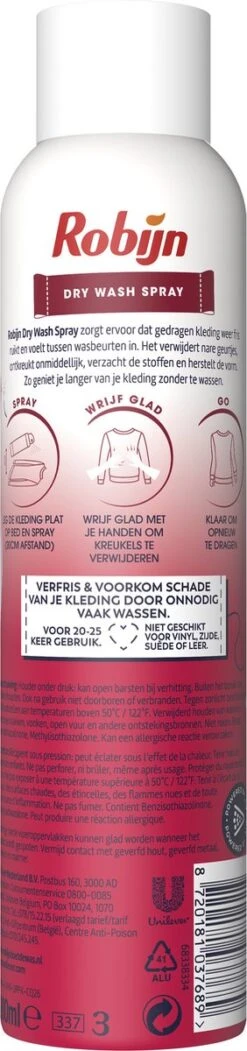 Robijn Pink Sensation Dry Wash Spray - 2 X 200 Ml - Voordeelverpakking 11 Robijn Pink Sensation Dry Wash Spray - 2 X 200 Ml - Voordeelverpakking -Thuis Winkel 282x1200 3