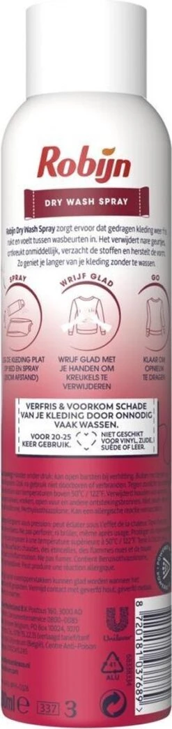 Robijn Pink Sensation Dry Wash Spray 200 Ml 11 Robijn Pink Sensation Dry Wash Spray 200 Ml -Thuis Winkel 284x1200 1