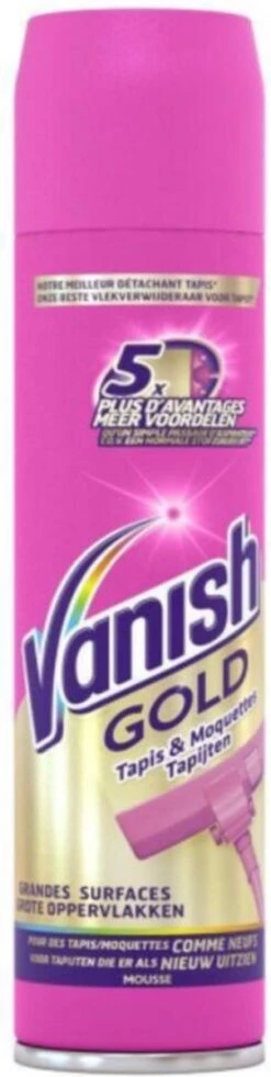 Vanish Gold Mousse Voor Tapijt Vlekkenverwijderaar - 600 Ml 10 Vanish Gold Mousse Voor Tapijt Vlekkenverwijderaar - 600 Ml -Thuis Winkel 302x1200